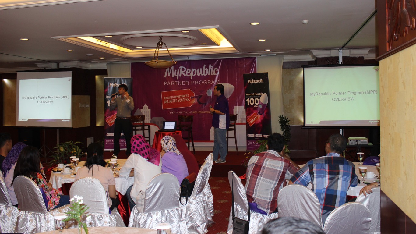 Seminar MyRepublic Partner Program di Semarang
