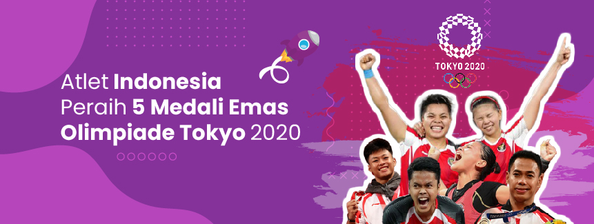 Atlet Indonesia Peraih 5 Medali Olimpiade Tokyo 2020