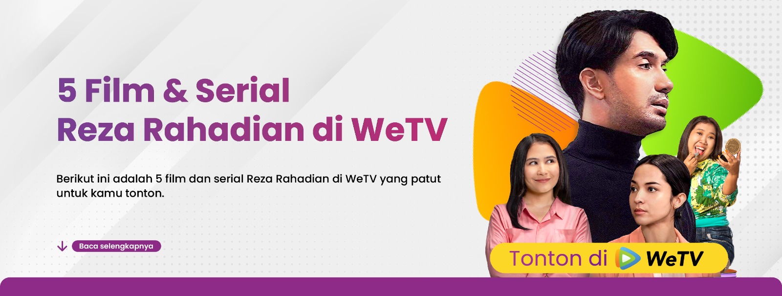 5 Film & Serial Reza Rahadian di WeTV